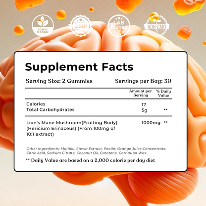LION'S MANE FOCUS GUMMIES